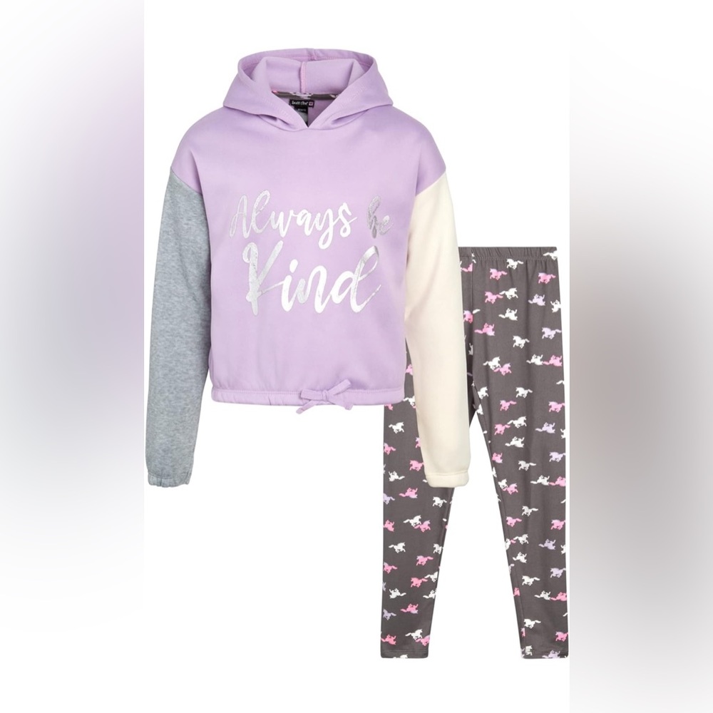 Instagirl Girls'👧🏻 2 Pc Fleece Hoodie & Leggings Set NWT🏷️Sz 4T